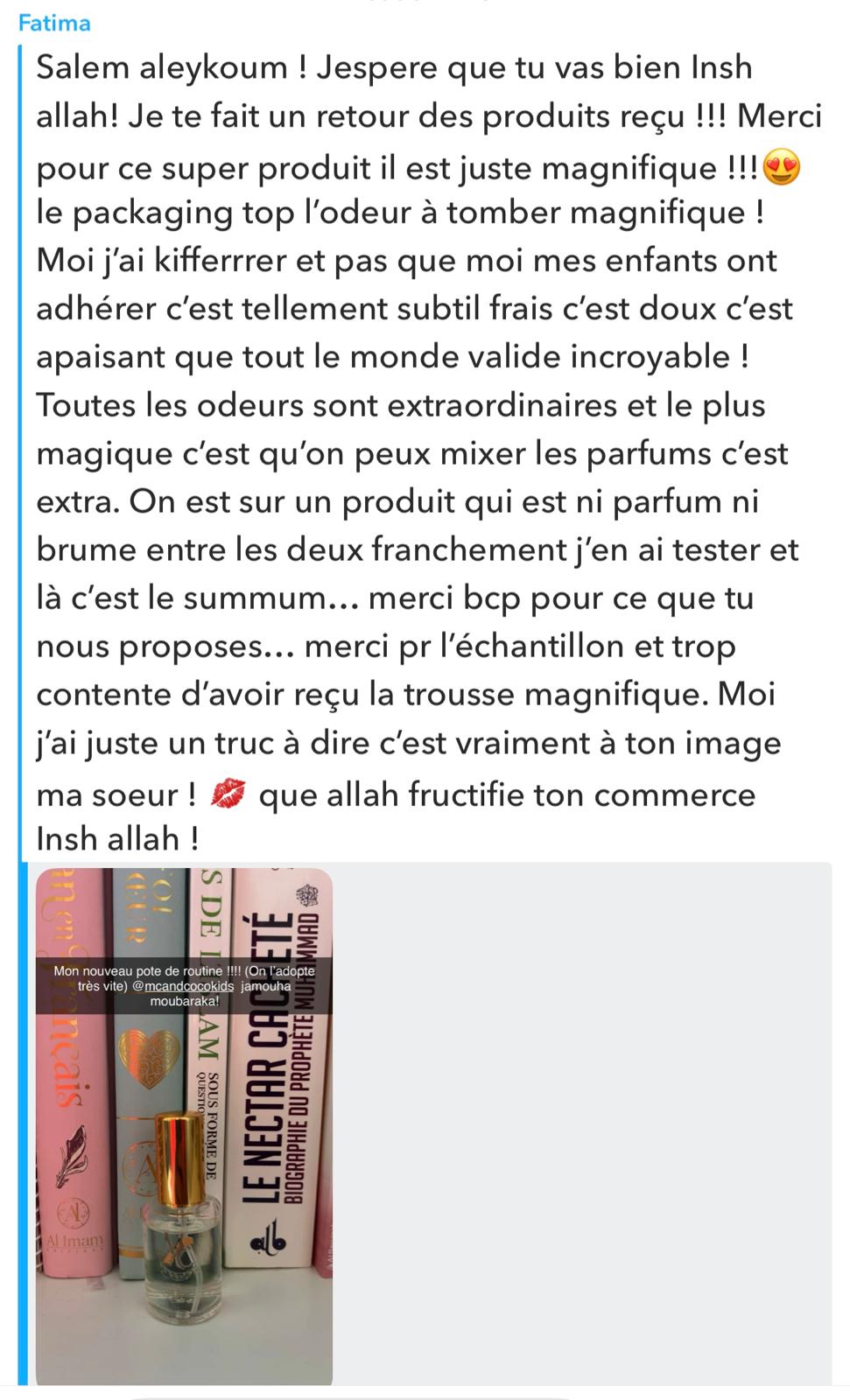 Avis cliente Maroccaine 10